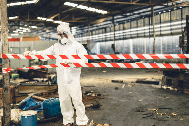 Professional Crime Scene Cleanup technician working in Neenah, WI